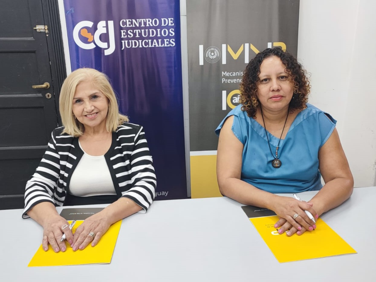 Firma de convenio de cooperación interinstitucional entre el CEJ y el MNP