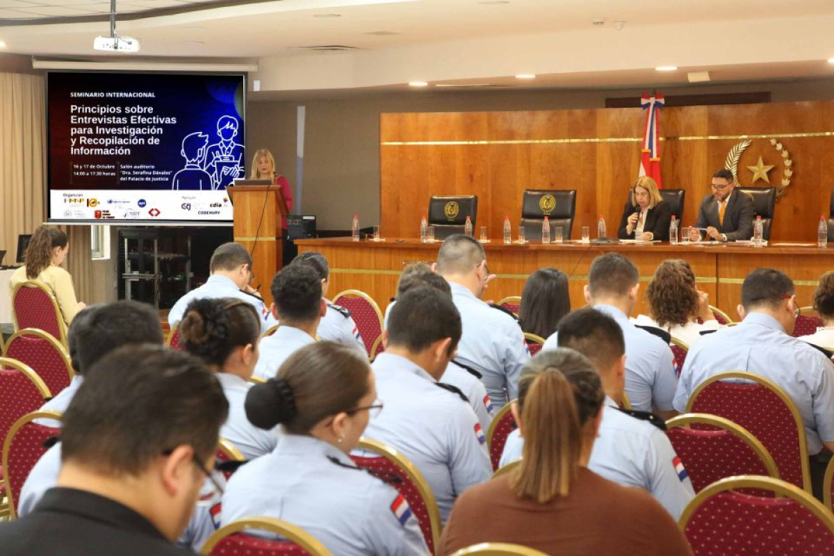 Culminó seminario internacional sobre los “Principios de Méndez” en entrevistas para la investigación y recopilación de datos