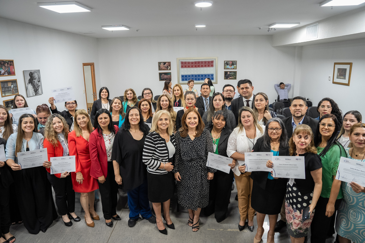 Acto de Clausura del Programa de Capacitación Continua en Mediación para Mediadores y Mediadoras de la Defensa Pública.