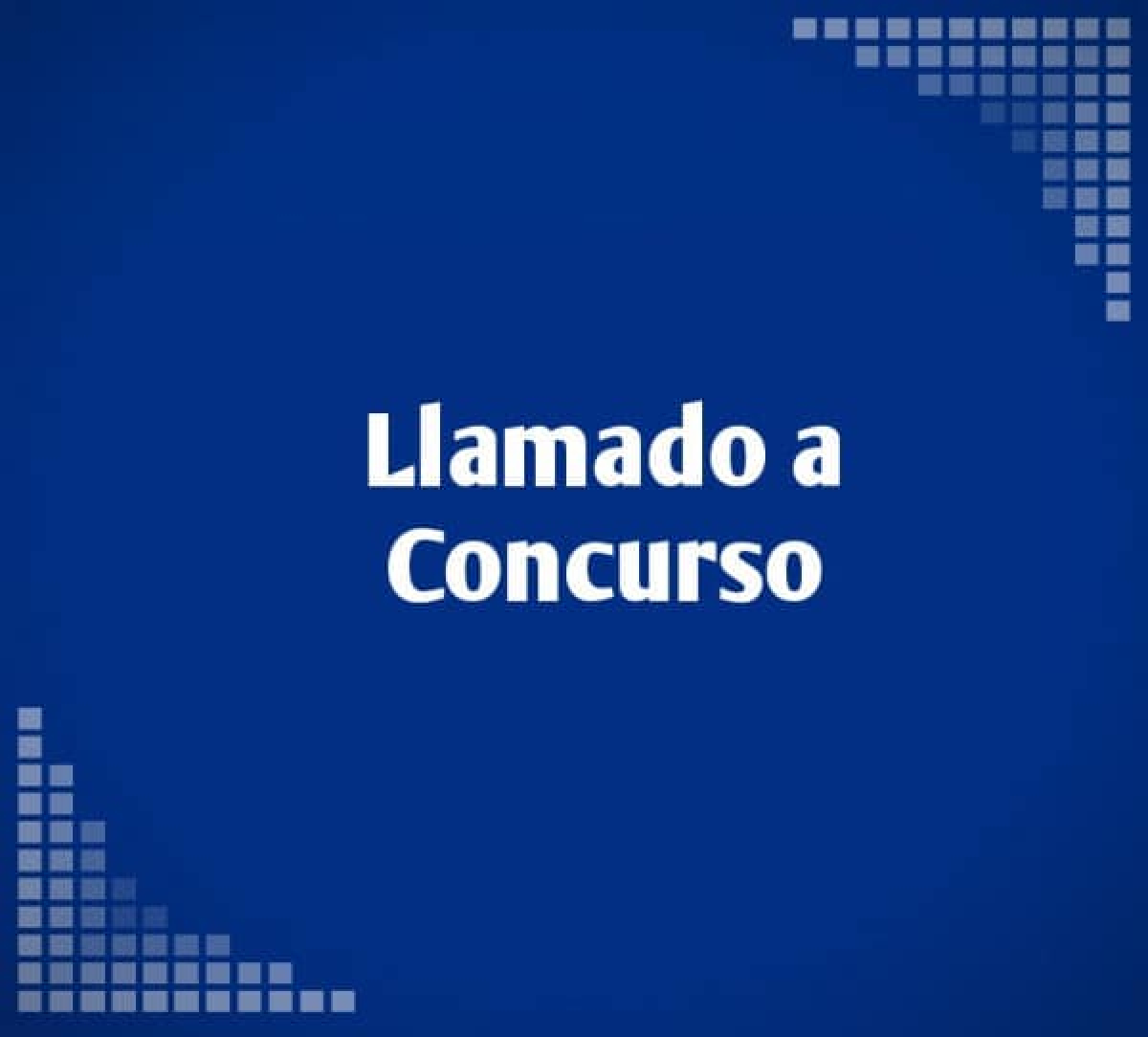 Llamado a concurso 