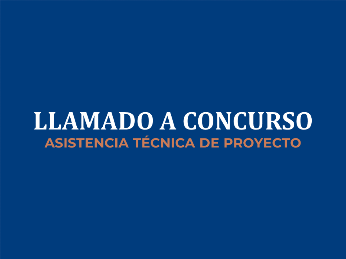 Llamado a concurso para Asistencia Técnica de Proyecto.