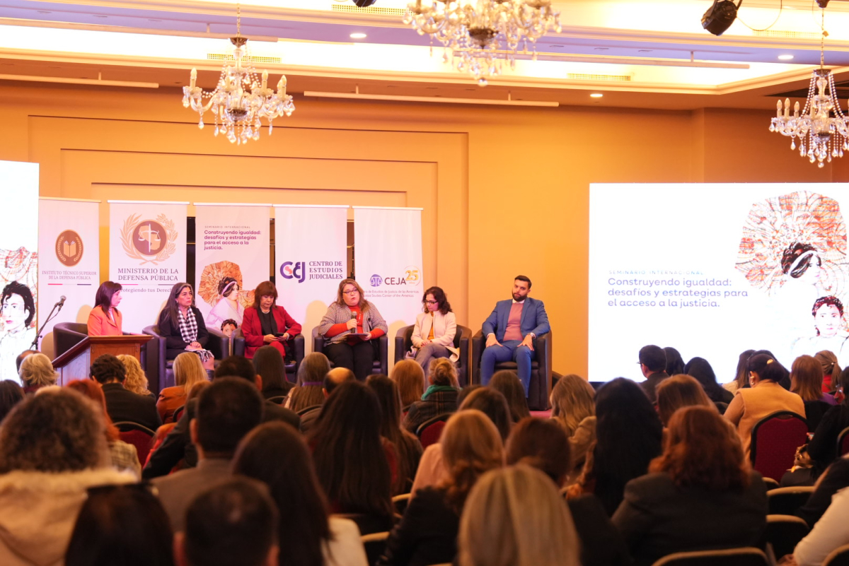 El Seminario Internacional “Construyendo igualdad: desafíos y estrategias para el acceso a la justicia”, se consolidó como un espacio de diálogo sobre justicia y derechos de las mujeres.
